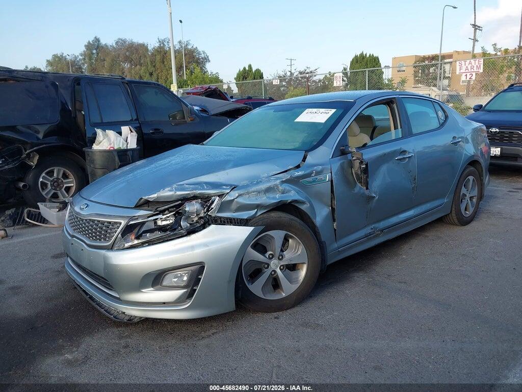 KNAGM4AD2F5081295 2015 KIA OPTIMA HYBRID photo no. 2