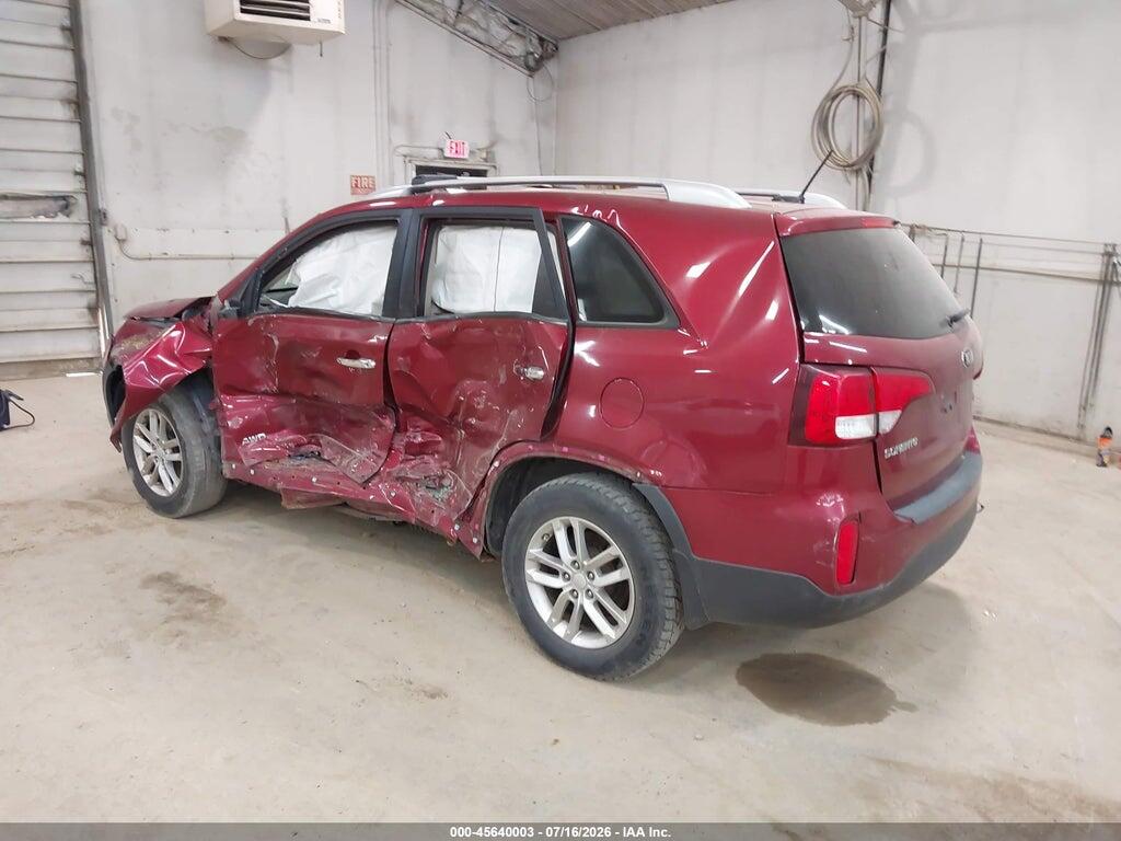 5XYKTCA62FG631646 2015 KIA SORENTO photo no. 3