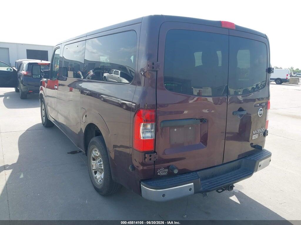5BZAF0AA8DN202085 2013 NISSAN NV PASSENGER NV3500 HD photo no. 3