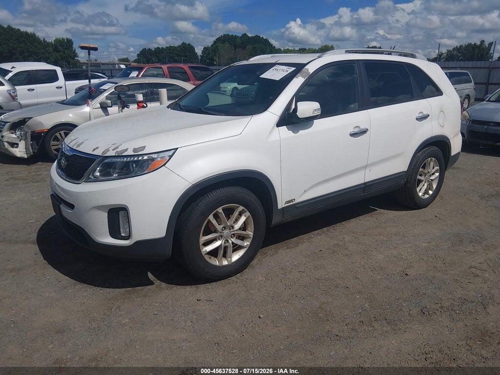 5XYKTCA66FG566977 2015 KIA SORENTO photo no. 2