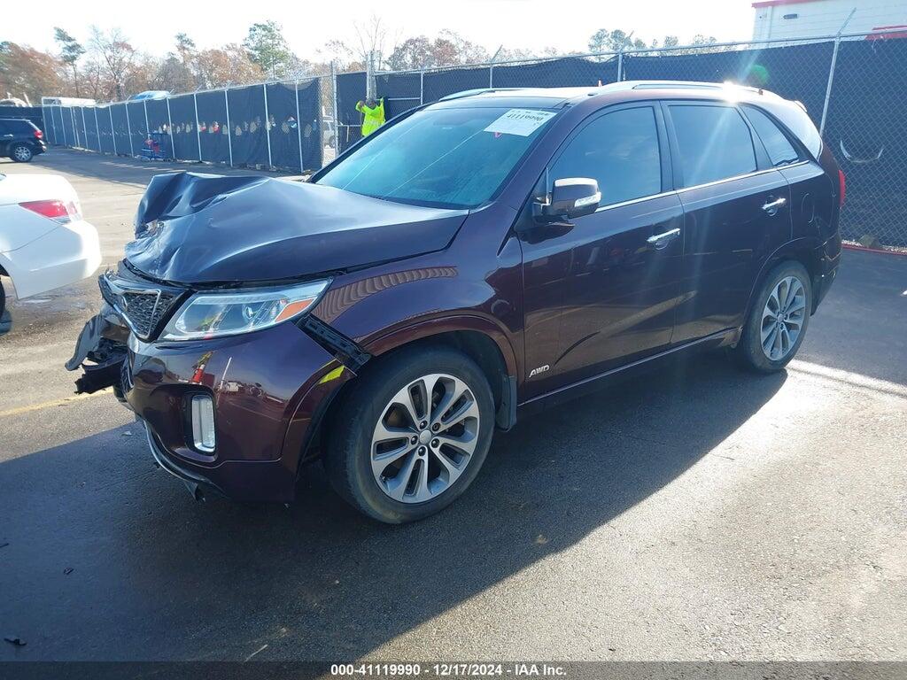 5XYKWDA73FG552136 2015 KIA SORENTO photo no. 2