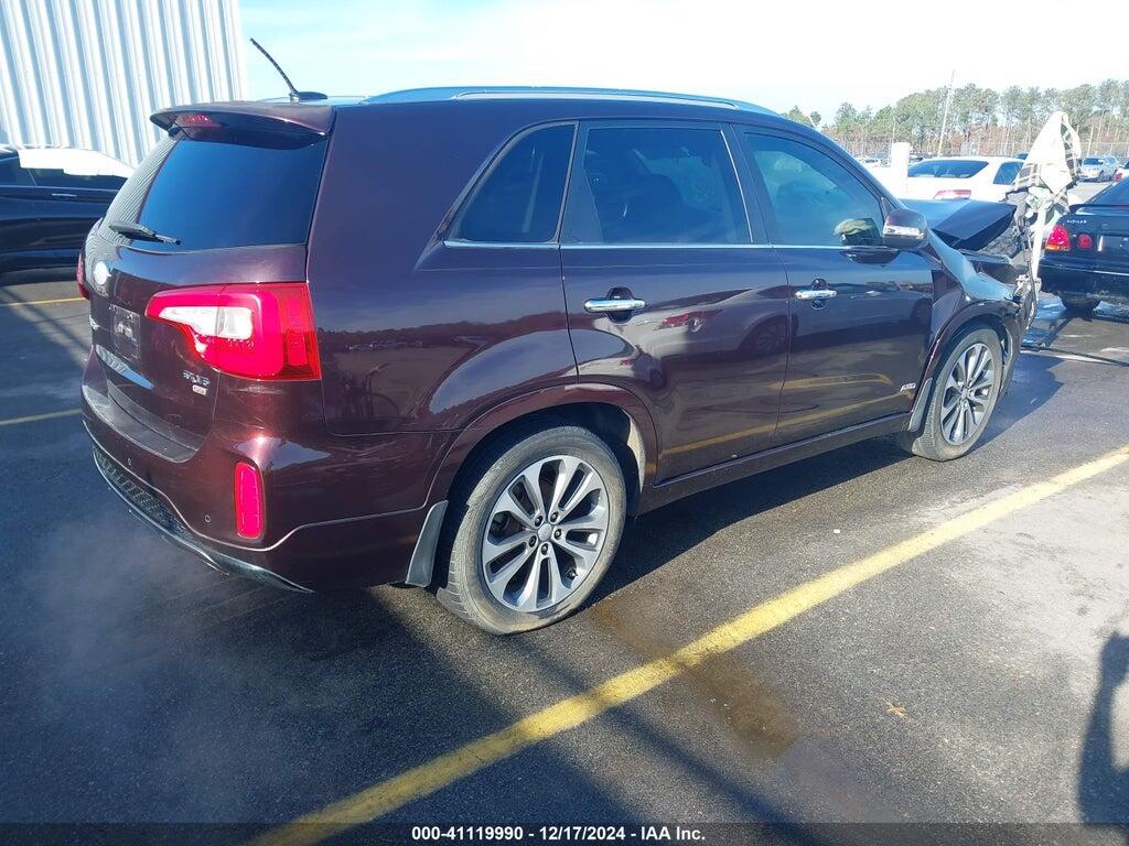 5XYKWDA73FG552136 2015 KIA SORENTO photo no. 4