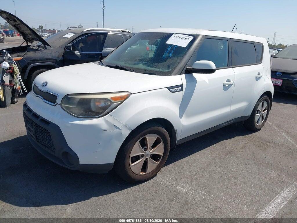 KNDJN2A23F7122580 2015 KIA SOUL photo no. 2