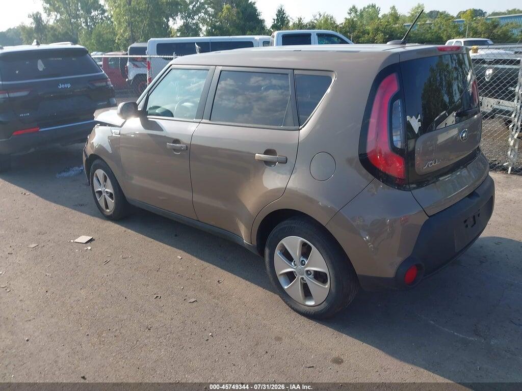 KNDJN2A28F7124826 2015 KIA SOUL photo no. 3
