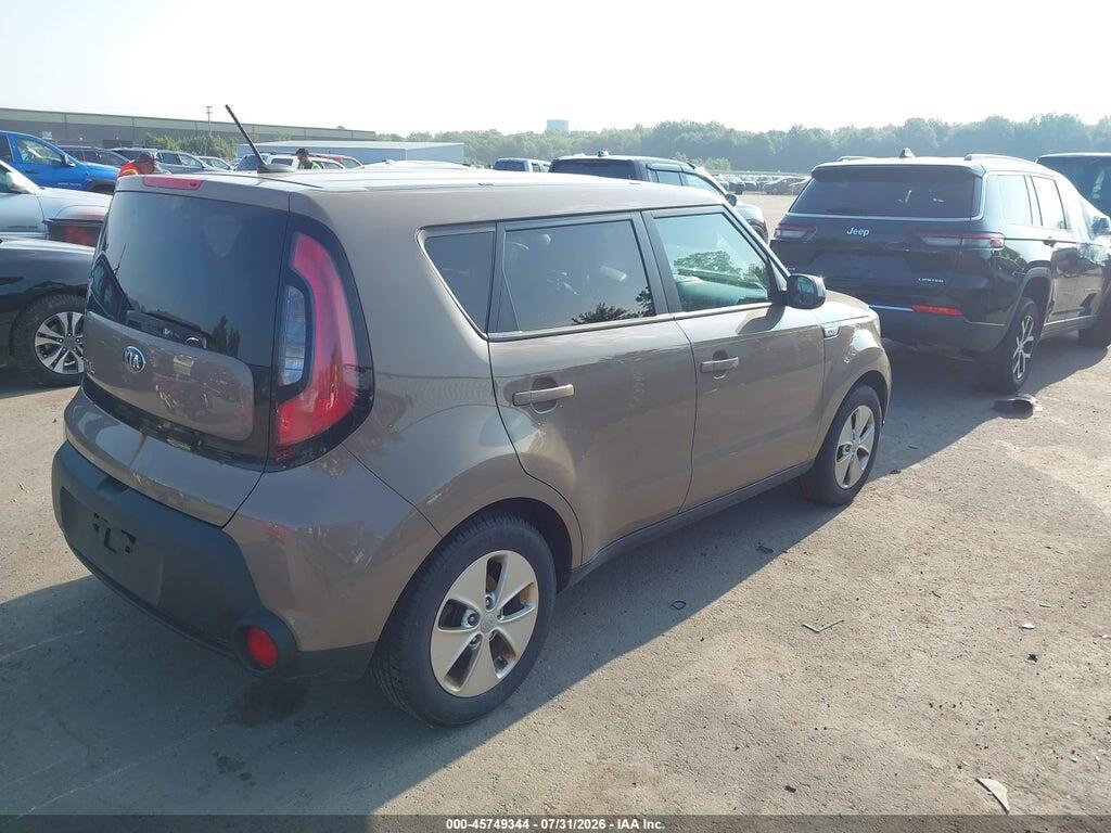 KNDJN2A28F7124826 2015 KIA SOUL photo no. 4