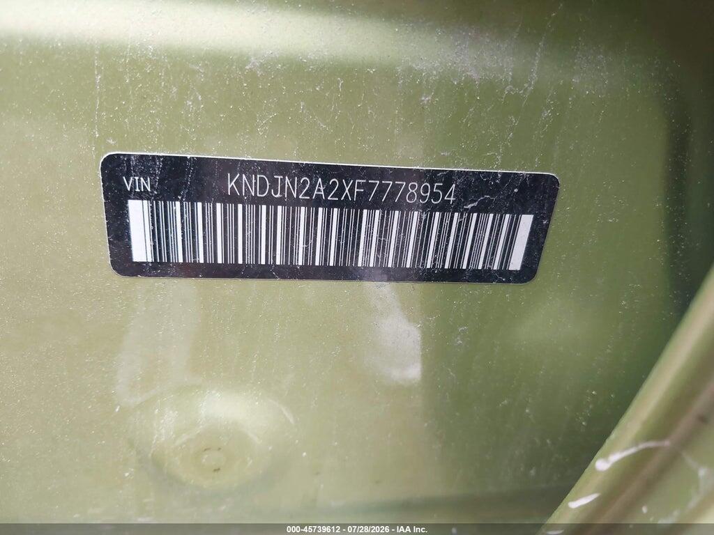 KNDJN2A2XF7778954 2015 KIA SOUL photo no. 9