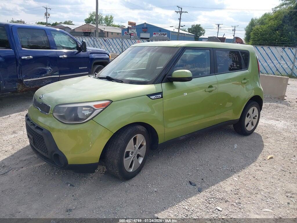 KNDJN2A24F7752172 2015 KIA SOUL photo no. 2
