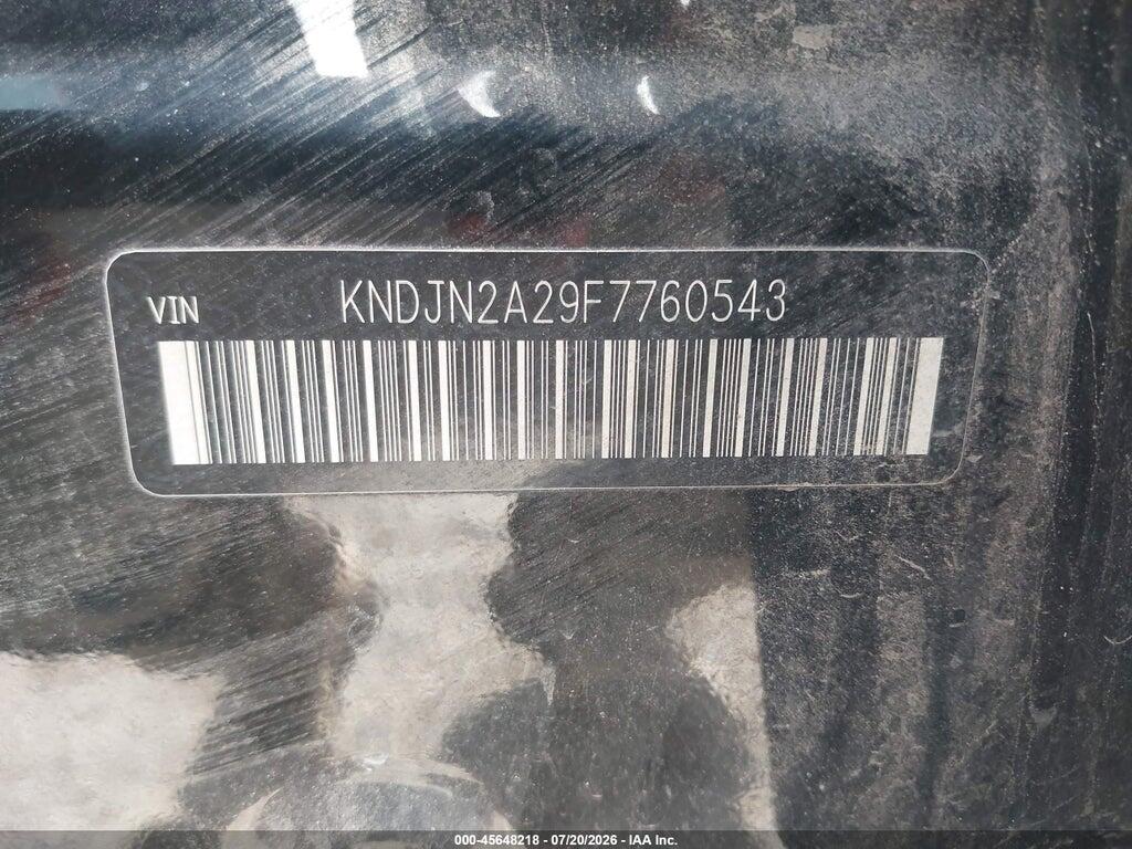 KNDJN2A29F7760543 2015 KIA SOUL photo no. 9
