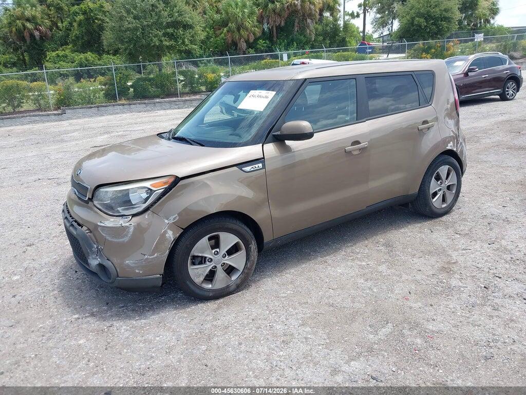 KNDJN2A24F7164241 2015 KIA SOUL photo no. 2