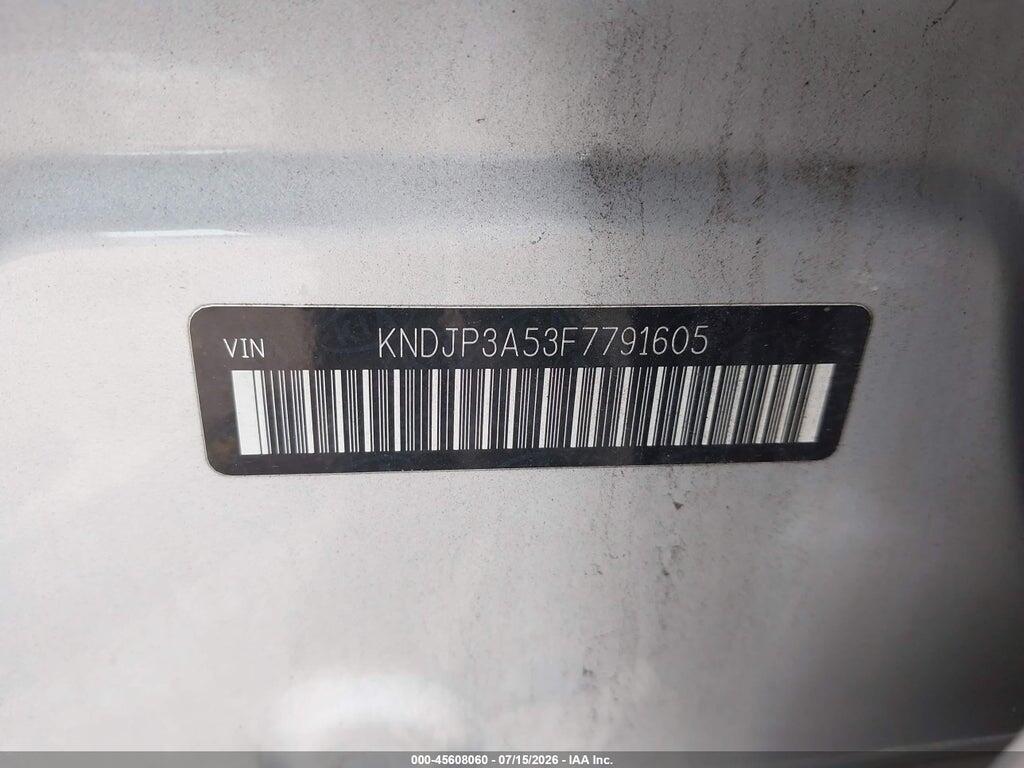 KNDJP3A53F7791605 2015 KIA SOUL photo no. 9