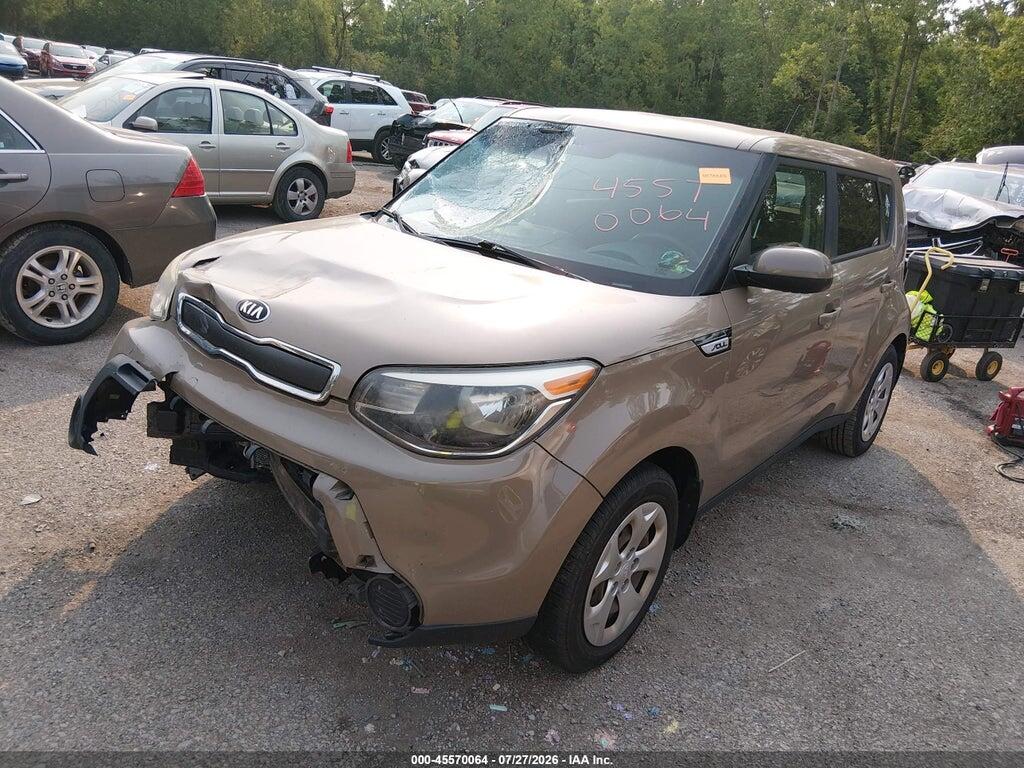 KNDJN2A20F7227514 2015 KIA SOUL photo no. 2