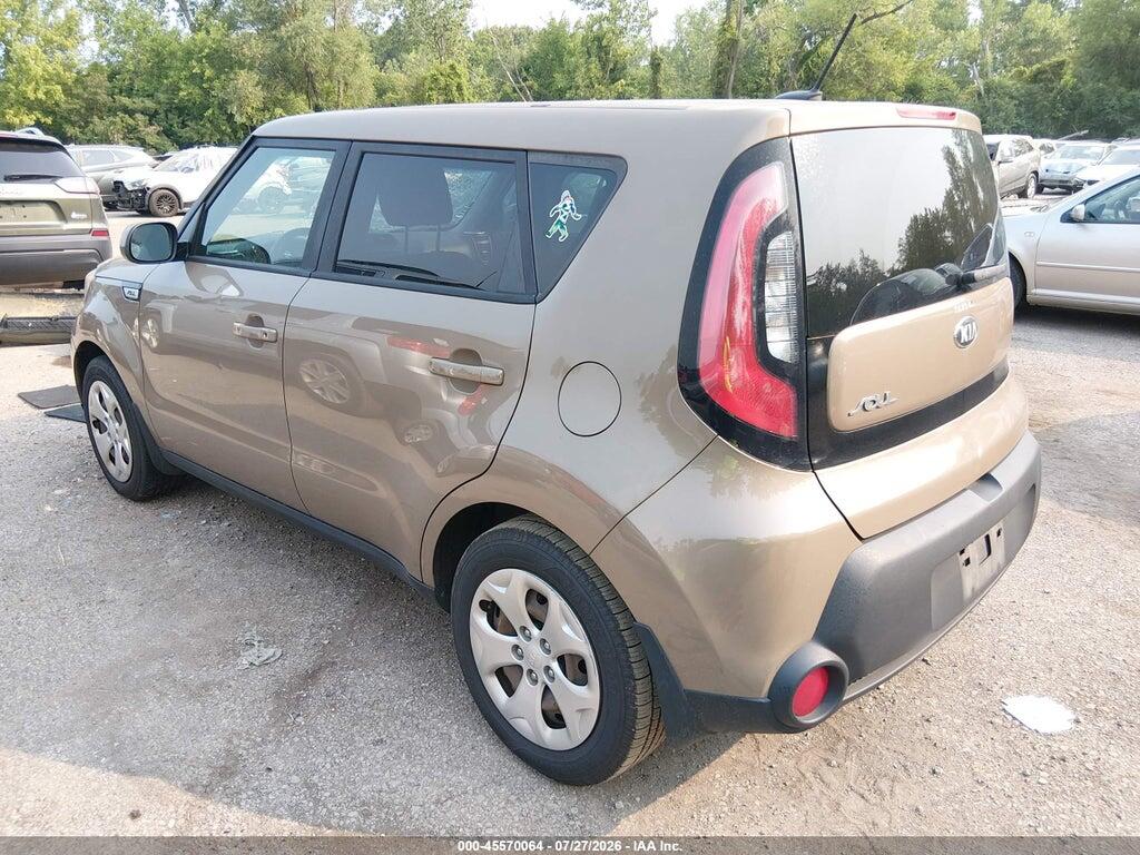 KNDJN2A20F7227514 2015 KIA SOUL photo no. 3