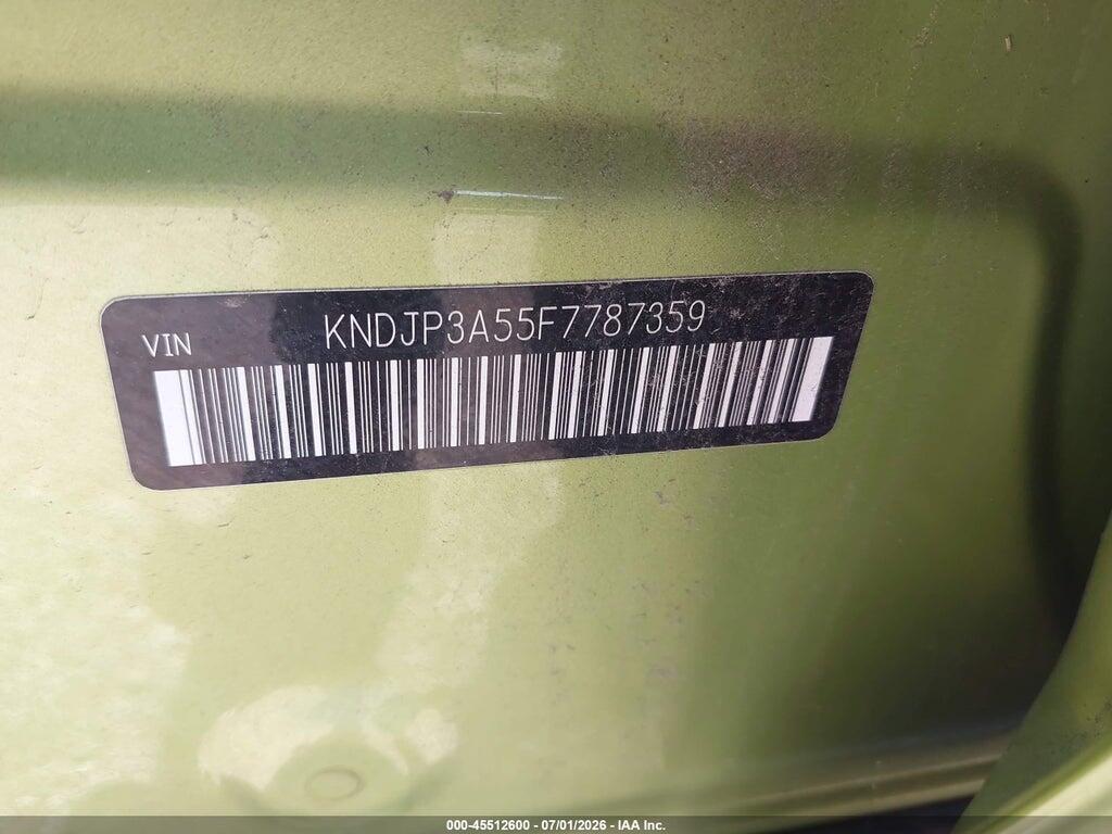 KNDJP3A55F7787359 2015 KIA SOUL photo no. 9