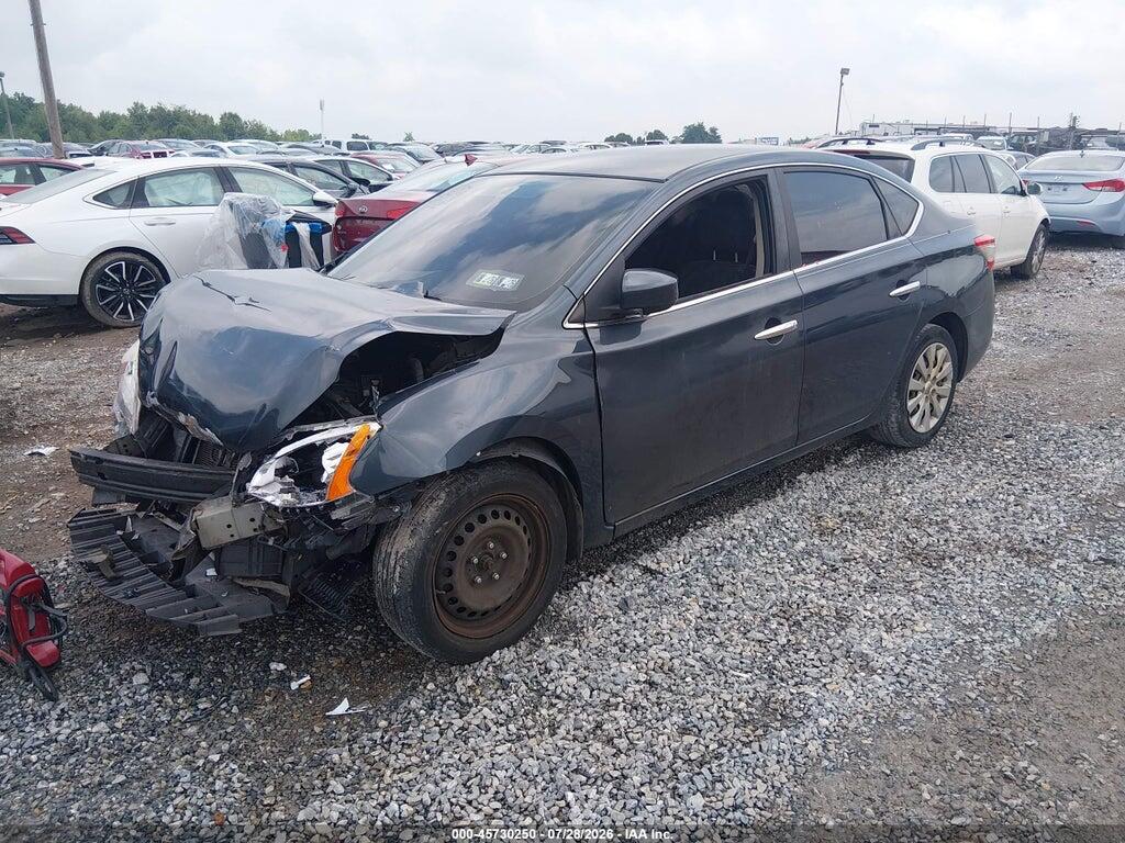 3N1AB7AP1DL609533 2013 NISSAN SENTRA photo no. 2