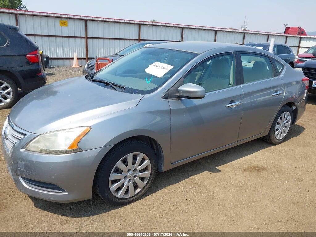 3N1AB7AP6DL692991 2013 NISSAN SENTRA photo no. 2