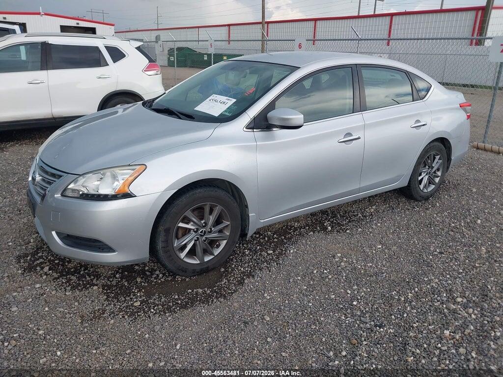3N1AB7AP2DL656974 2013 NISSAN SENTRA photo no. 2