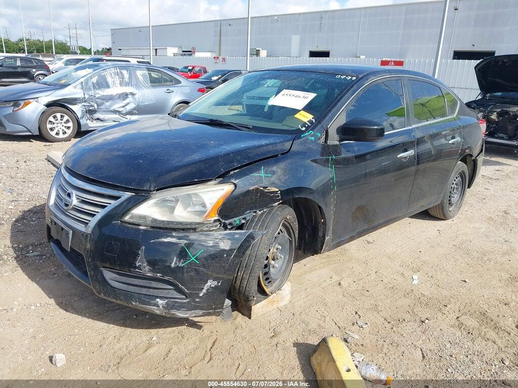 3N1AB7AP5DL560997 2013 NISSAN SENTRA photo no. 2