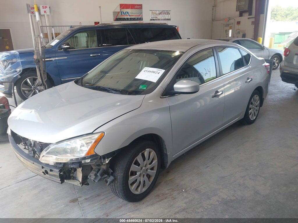 3N1AB7AP4DL769115 2013 NISSAN SENTRA photo no. 2