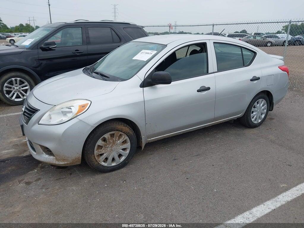 3N1CN7AP5DL853993 2013 NISSAN VERSA photo no. 2