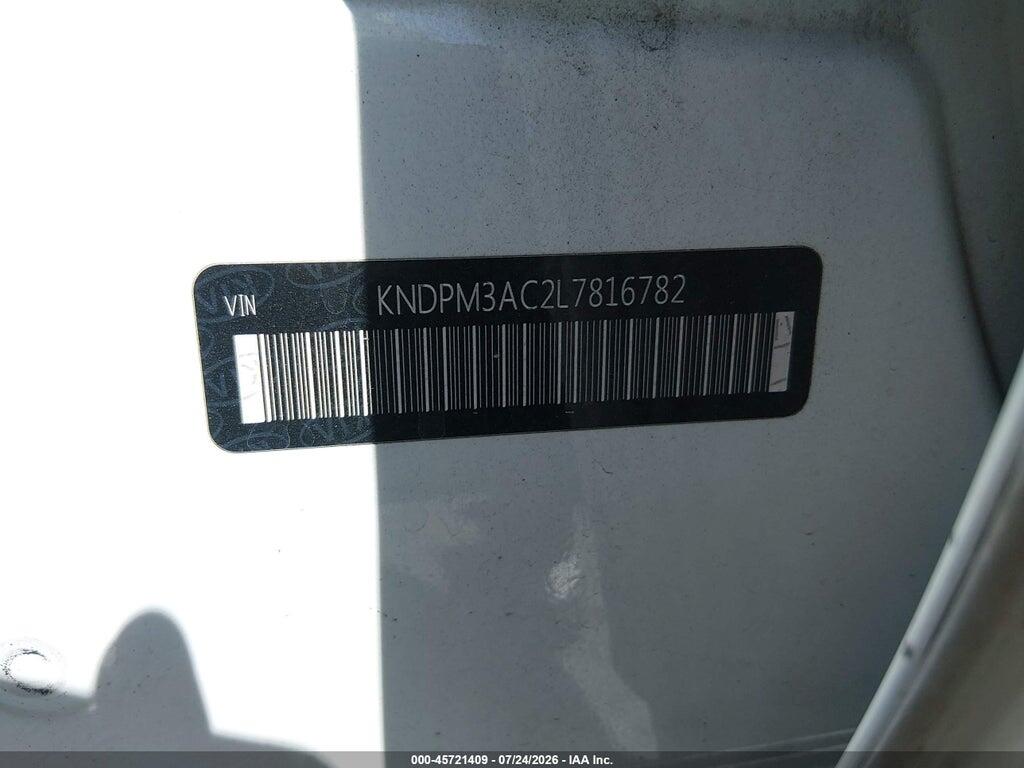 KNDPM3AC2L7816782 2020 KIA SPORTAGE photo no. 8