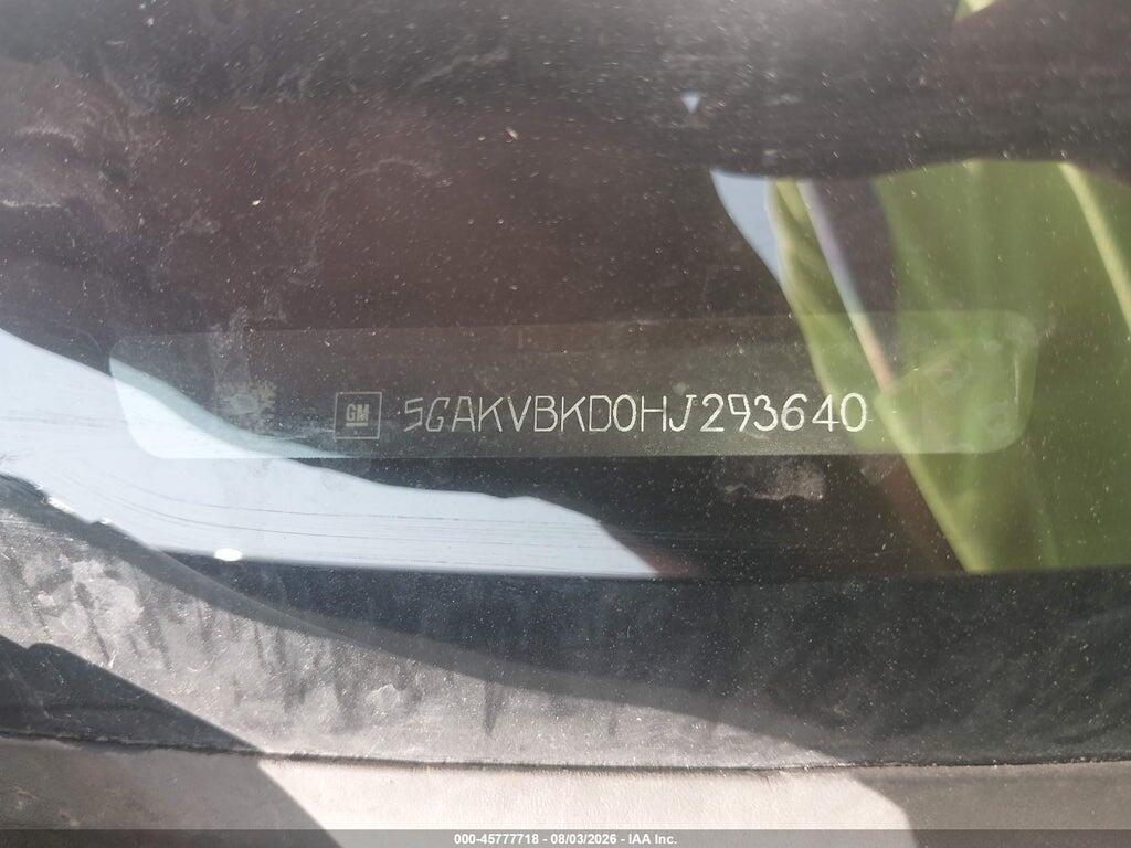 5GAKVBKD0HJ293640 2017 BUICK ENCLAVE photo no. 9