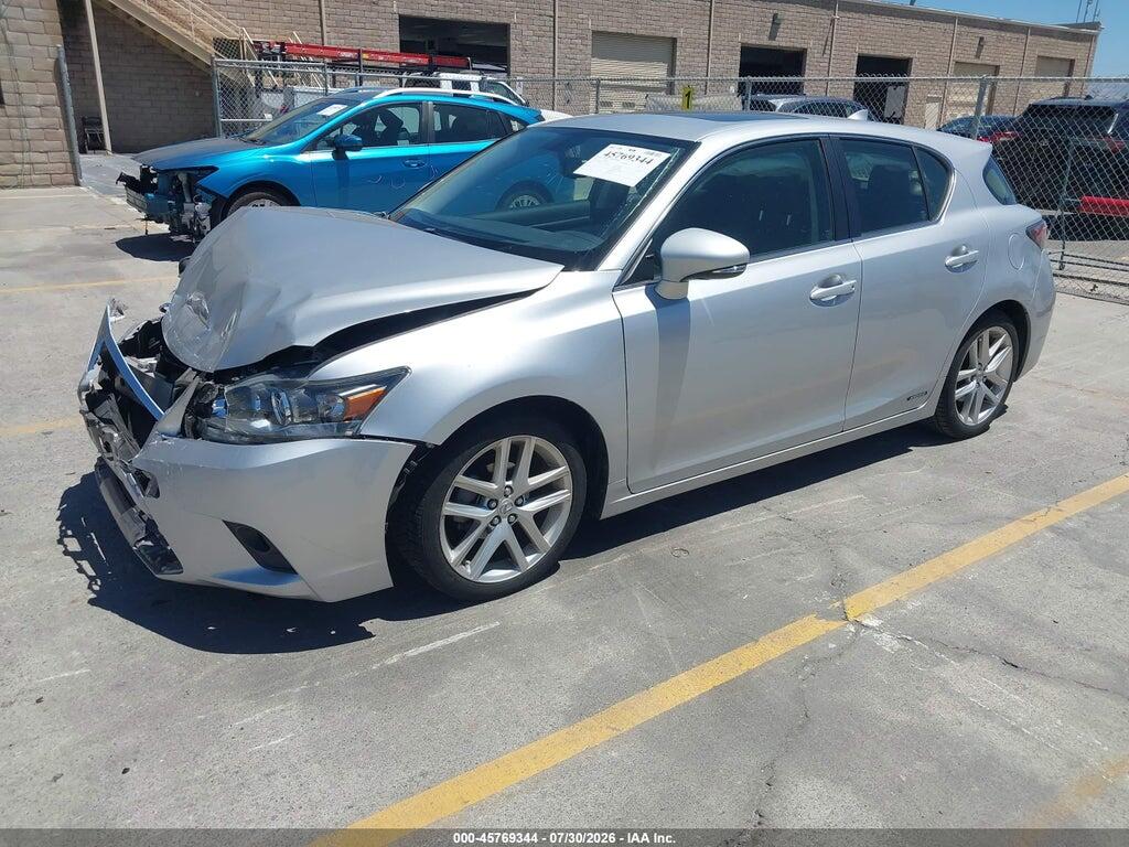 JTHKD5BH6F2249444 2015 LEXUS CT 200H photo no. 2