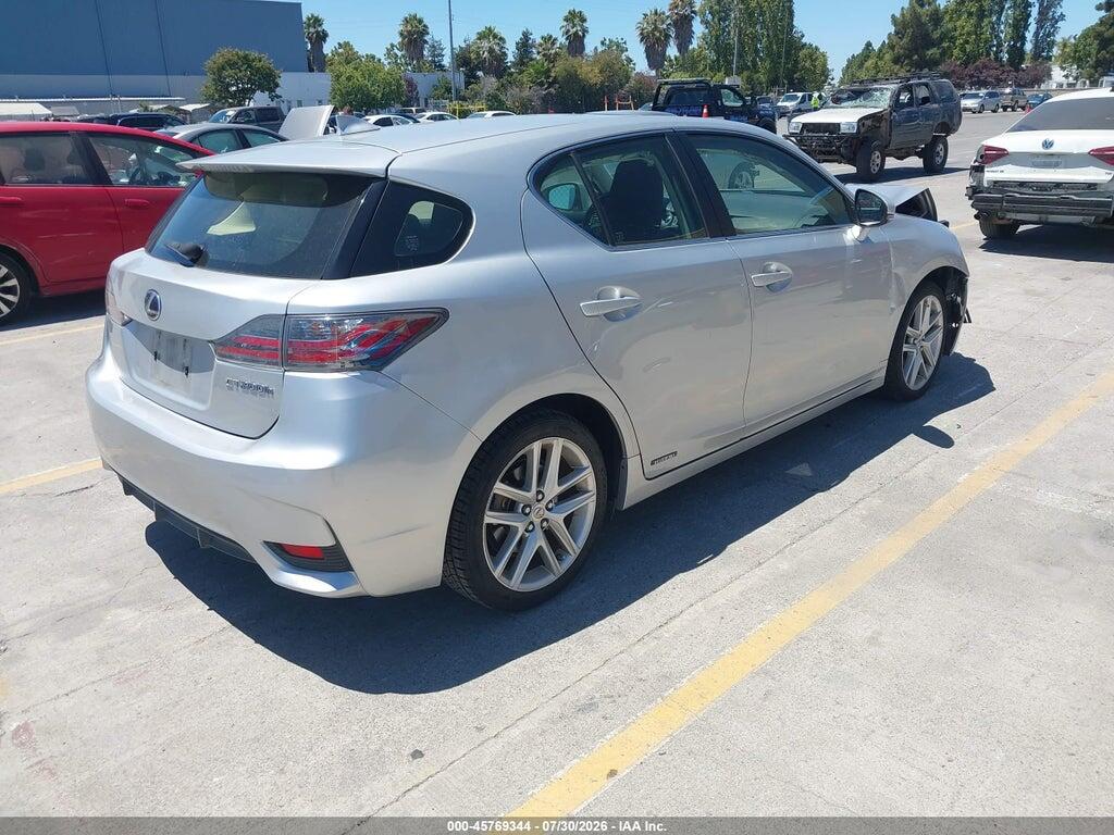 JTHKD5BH6F2249444 2015 LEXUS CT 200H photo no. 4