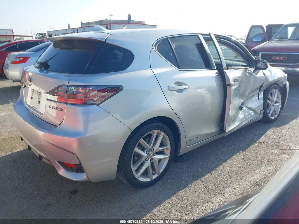 JTHKD5BH1F2215301 2015 LEXUS CT 200H photo no. 4