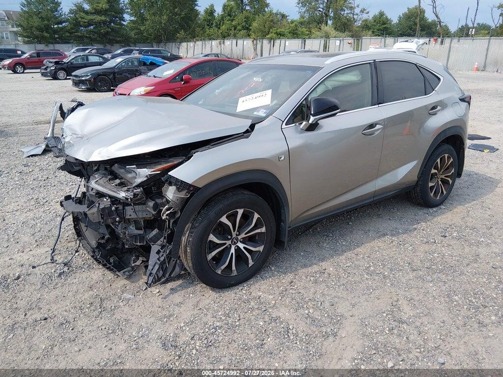 JTJBARBZ7F2022979 2015 LEXUS NX 200T photo no. 2