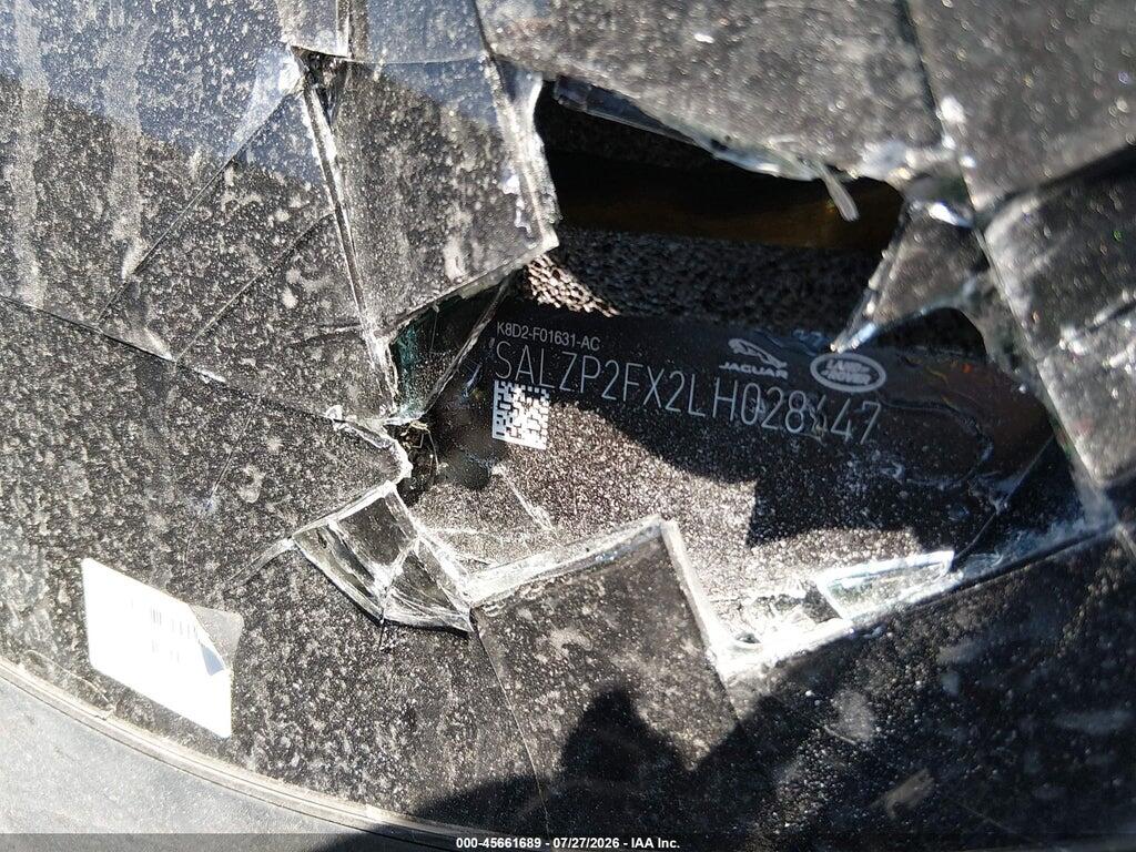 SALZP2FX2LH028447 2020 LAND ROVER RANGE ROVER EVOQUE photo no. 9