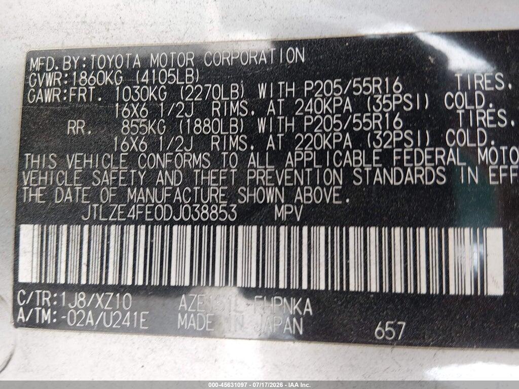 JTLZE4FE0DJ038853 2013 SCION XB photo no. 9
