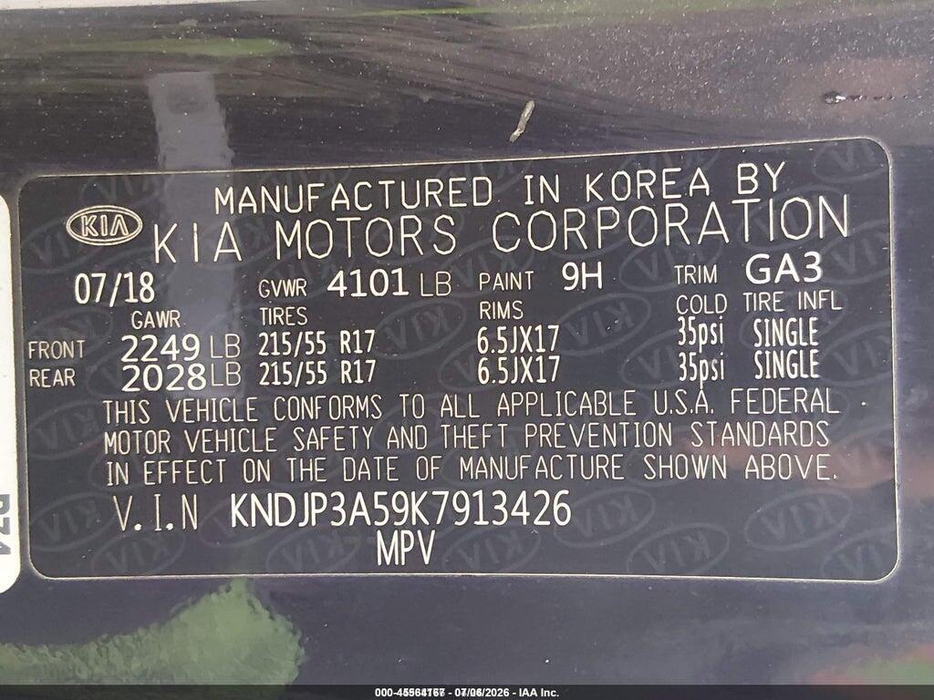KNDJP3A59K7913426 2019 KIA SOUL photo no. 9