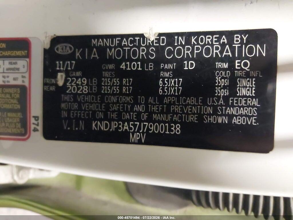 KNDJP3A57J7900138 2018 KIA SOUL photo no. 9