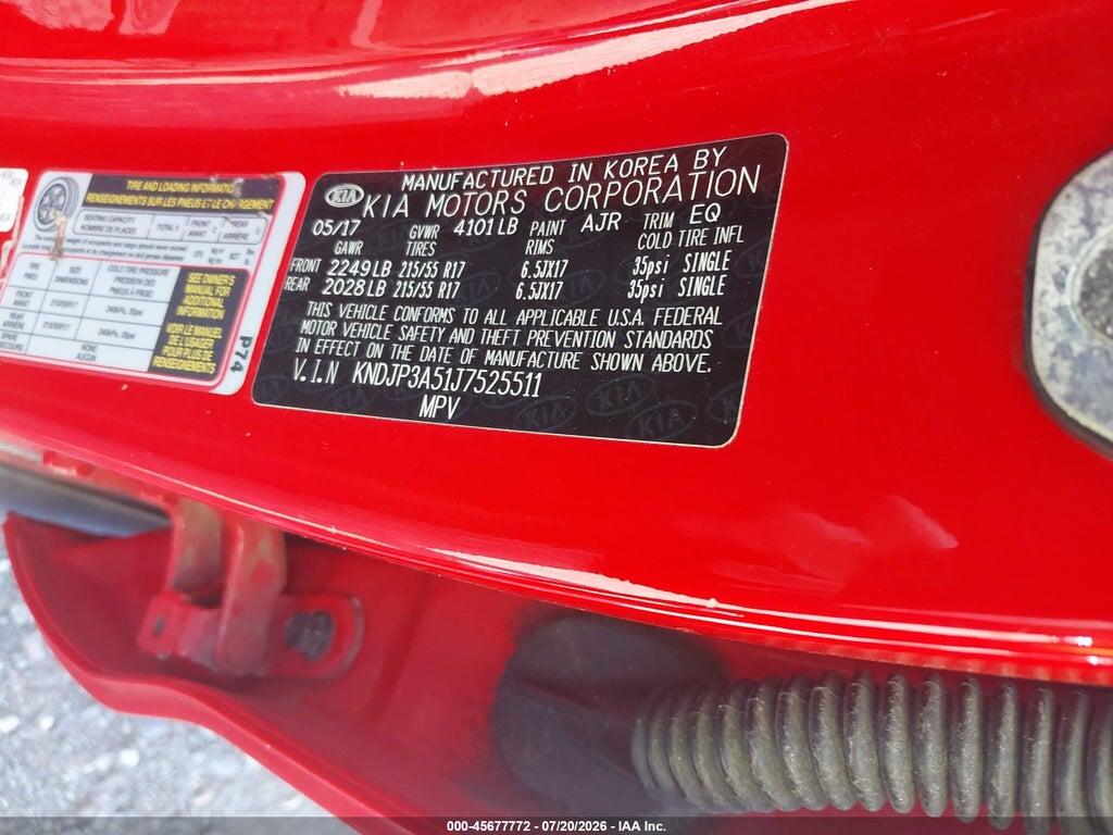 KNDJP3A51J7525511 2018 KIA SOUL photo no. 9