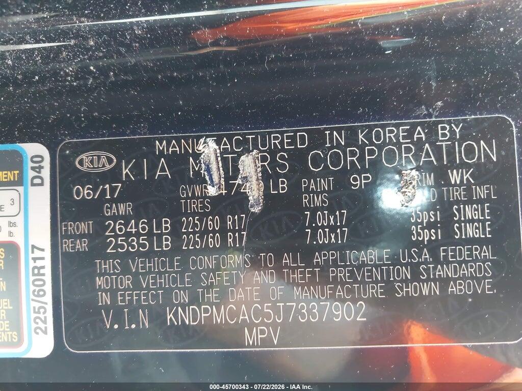 KNDPMCAC5J7337902 2018 KIA SPORTAGE photo no. 9