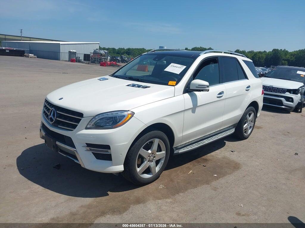 4JGDA5HB4FA471200 2015 MERCEDES-BENZ ML 350 photo no. 2