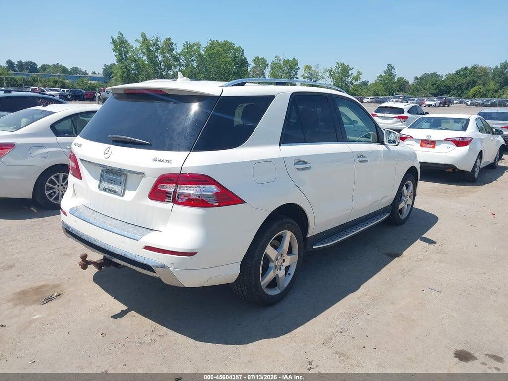 4JGDA5HB4FA471200 2015 MERCEDES-BENZ ML 350 photo no. 4