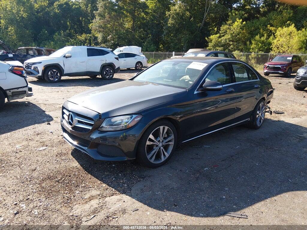 55SWF4JB8FU096050 2015 MERCEDES-BENZ C 300 photo no. 2