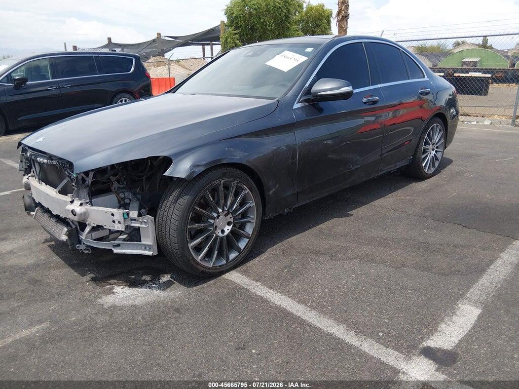 55SWF4JB6FU090182 2015 MERCEDES-BENZ C 300 photo no. 2
