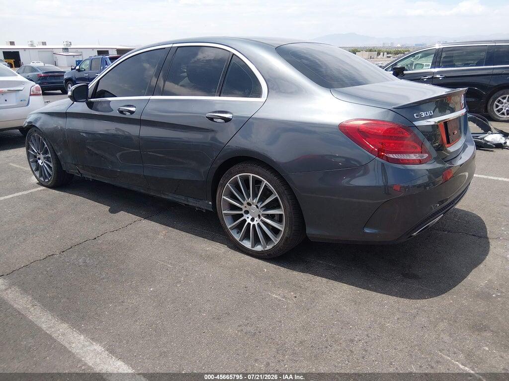 55SWF4JB6FU090182 2015 MERCEDES-BENZ C 300 photo no. 3