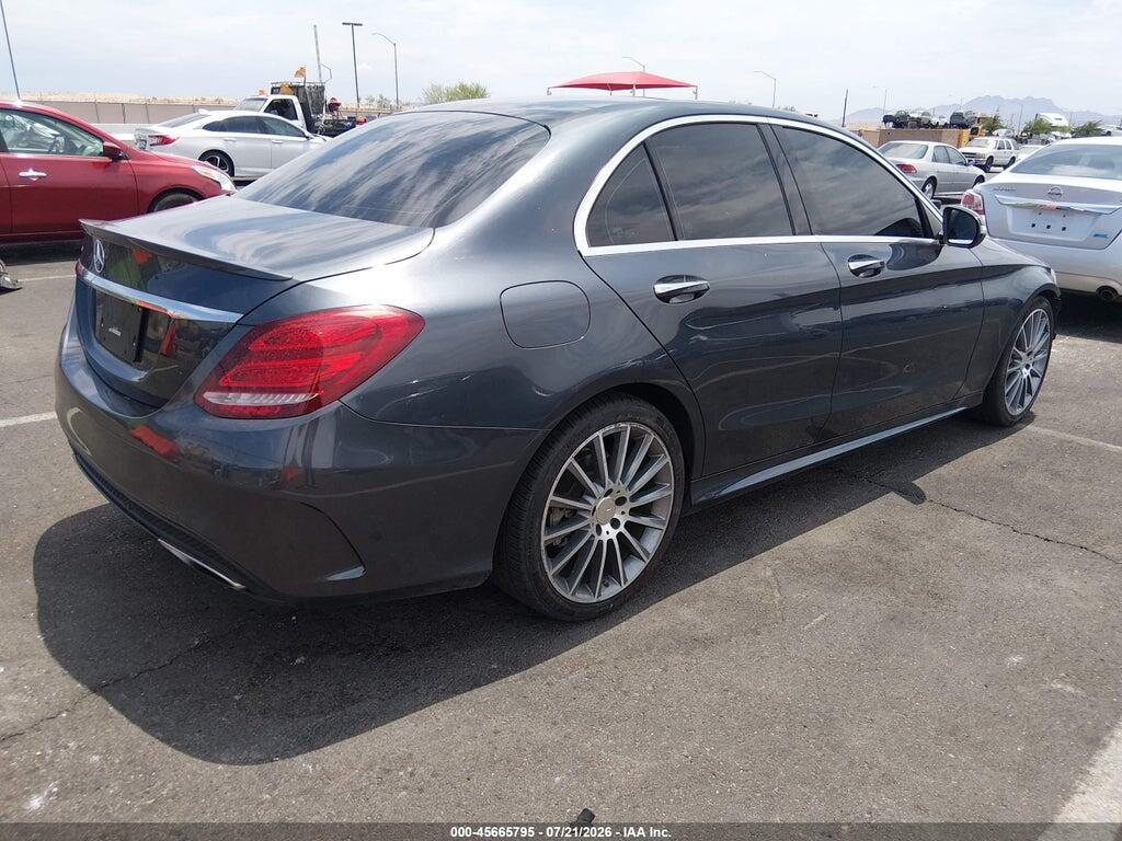 55SWF4JB6FU090182 2015 MERCEDES-BENZ C 300 photo no. 4