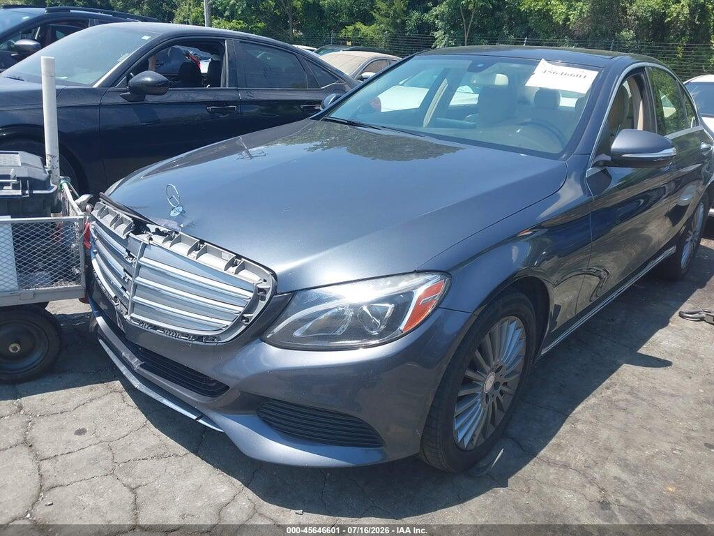 55SWF4KB1FU038358 2015 MERCEDES-BENZ C 300 photo no. 2