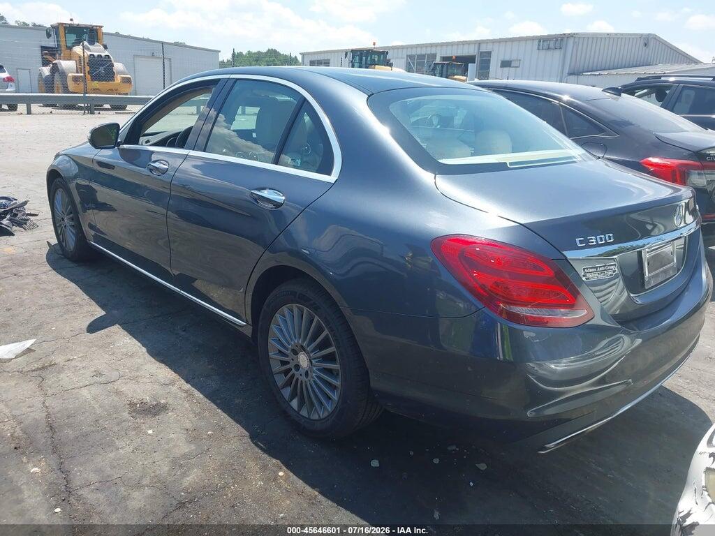 55SWF4KB1FU038358 2015 MERCEDES-BENZ C 300 photo no. 3
