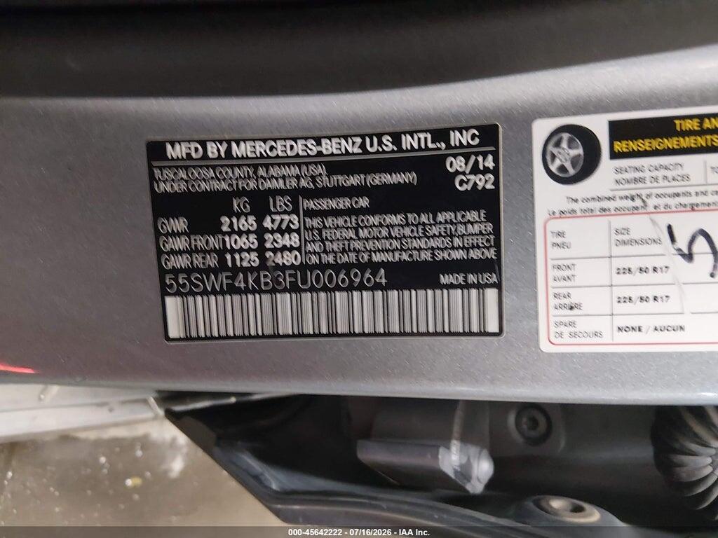 55SWF4KB3FU006964 2015 MERCEDES-BENZ C 300 photo no. 9