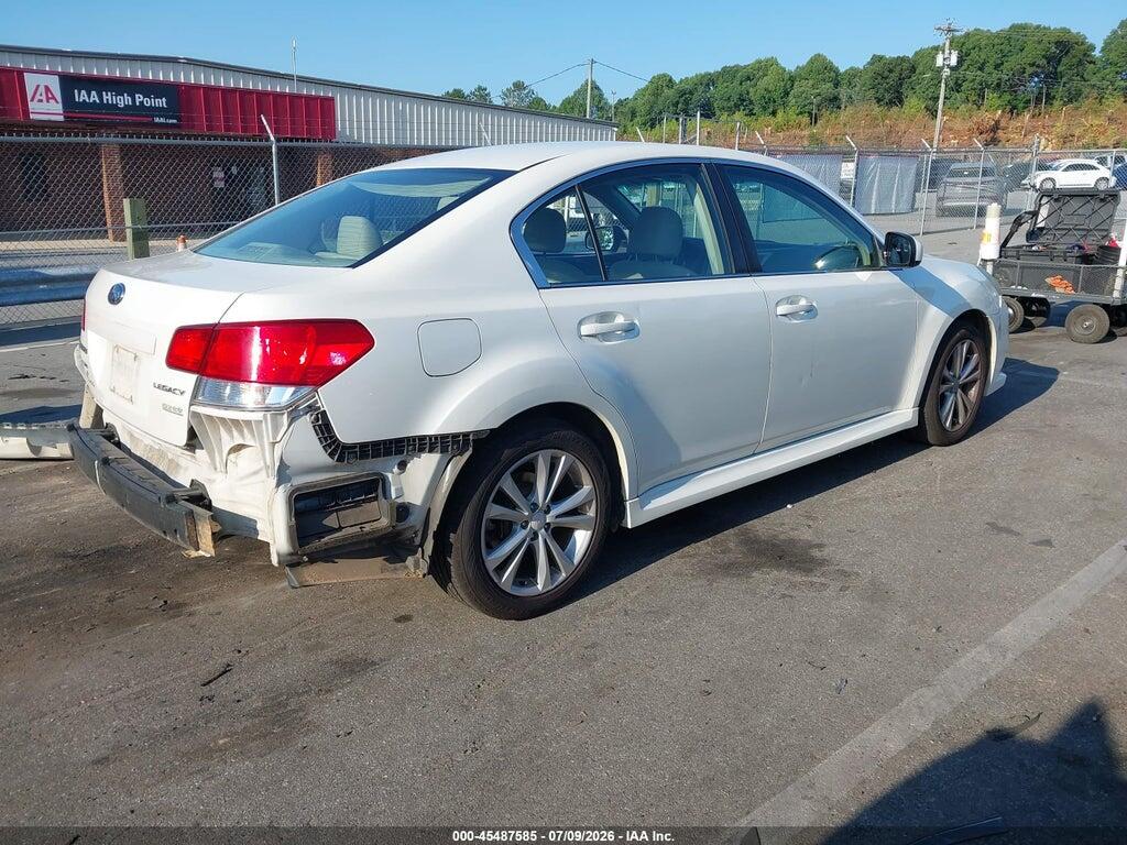 4S3BMBC62D3046782 2013 SUBARU LEGACY photo no. 4