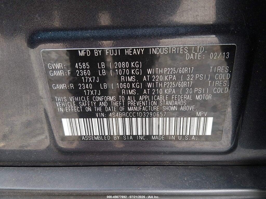 4S4BRCCC1D3290657 2013 SUBARU OUTBACK photo no. 9
