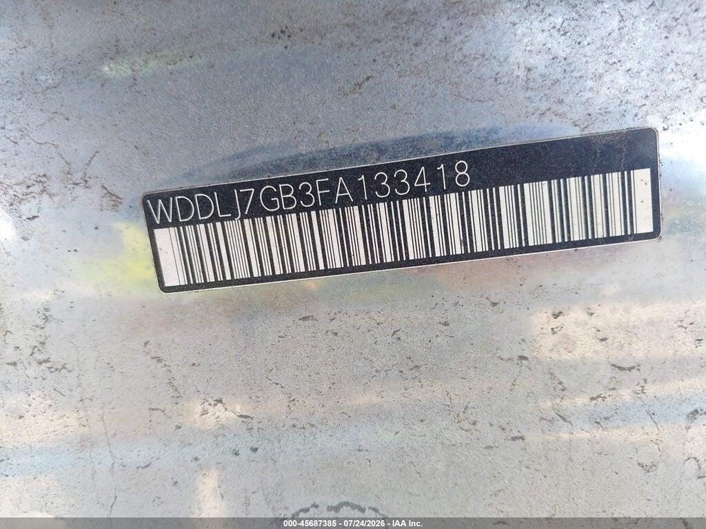 WDDLJ7GB3FA133418 2015 MERCEDES-BENZ CLS 63 AMG photo no. 9