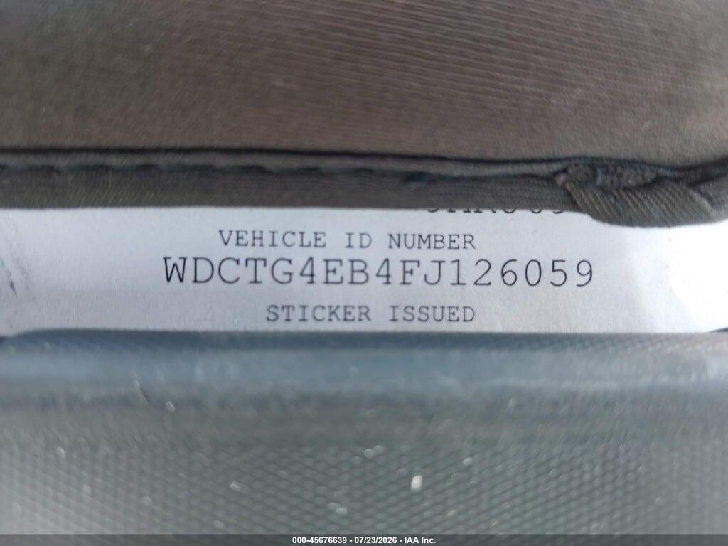 WDCTG4EB4FJ126059 2015 MERCEDES-BENZ GLA 250 photo no. 9
