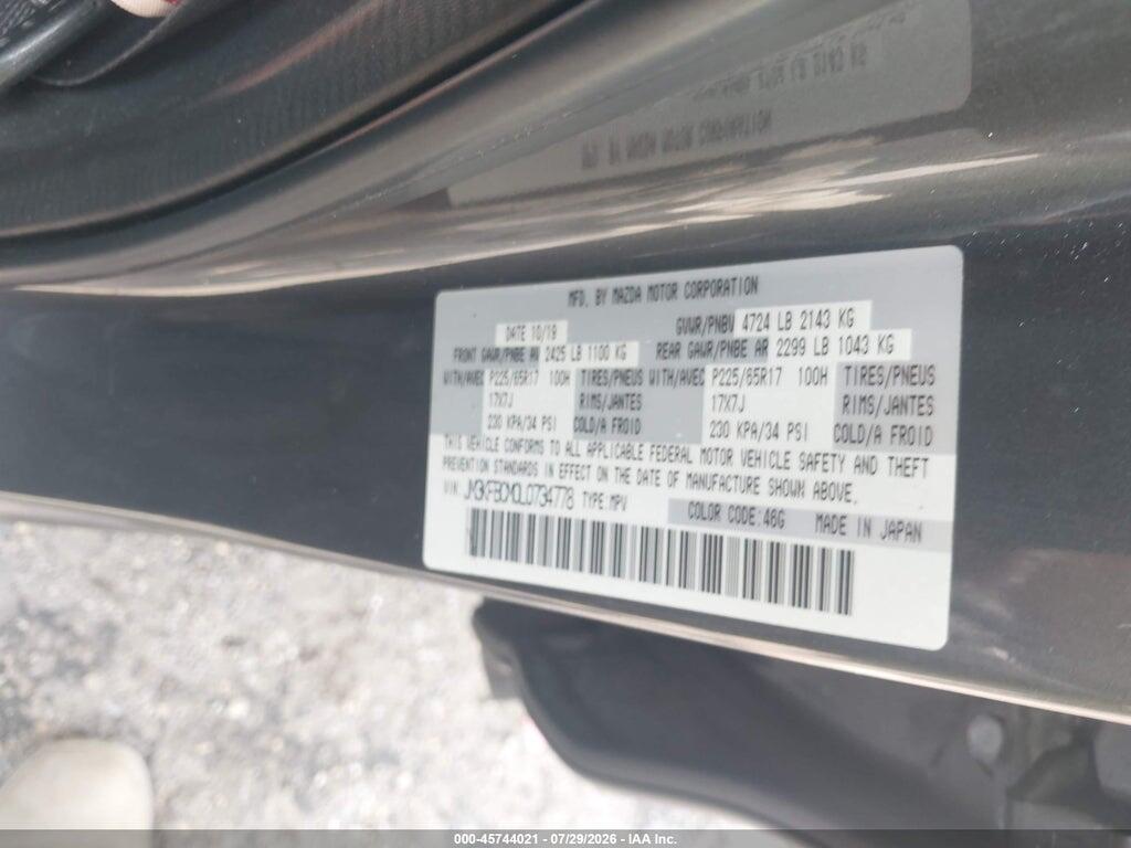 JM3KFBCM0L0734778 2020 MAZDA CX-5 photo no. 9