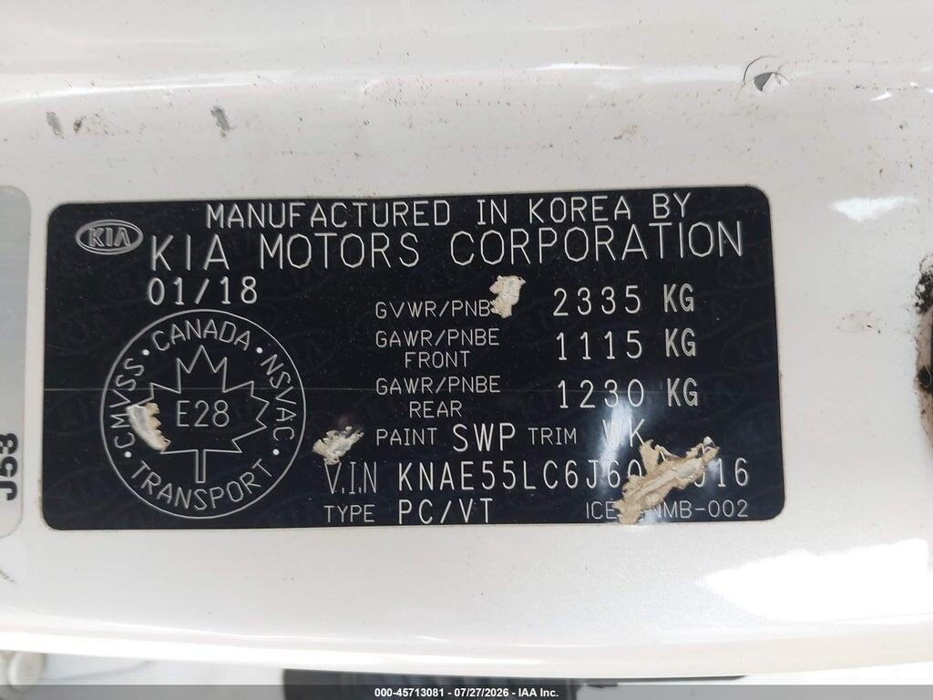 KNAE55LC6J6026916 2018 KIA STINGER photo no. 9